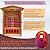 KUNSANA Outdoor Sauna 2 Person, Ceramic Infrared Saunas for Home, Ultra Low EMF Infrared Sauna, Mahogany Wood Home Sauna Room with Bluetooth Speakers, LED Reading Lamps, Chromotherapy Lights