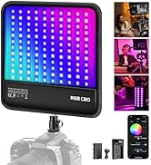 NEEWER RGB LED Video Light Panel Lighting Kit with APP/2.4G Control, 360° Full Color, Foldable Fl...