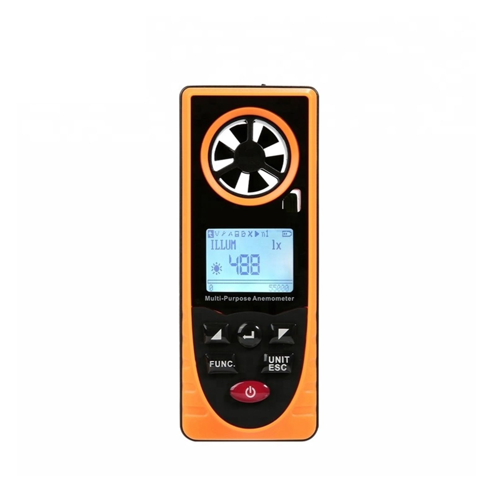 Anemómetro, Anemómetro Digital portátil multiusos barométrico humedad altitud temperatura punto de rocío viento