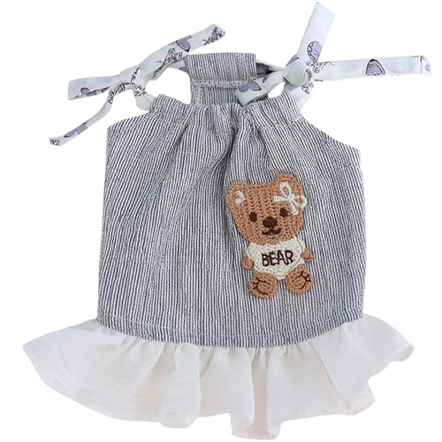 JPETTOペット服 かわいい 犬服 ワンピース 春夏 猫服 犬の洋服 スカート レース ドレス 蝶?び 日焼き防ぐ 通気性 お姫様 祝い 記念撮影 小型犬 中型犬 お散歩 25-24SS22 ホワイトM