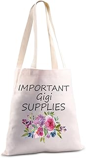 Important Gigi Supplies Tote Bag Gigi Birthday Gift Gigi Gift Gigi Mother's Day Gift