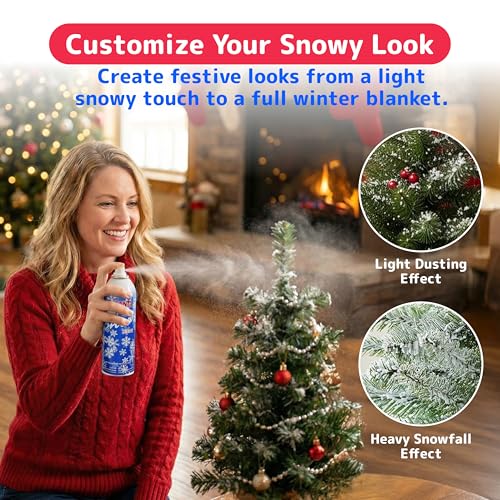 La Mejor Lista de Nieve artificial - los preferidos. 8 Nieve artificial marca Prextex (2)