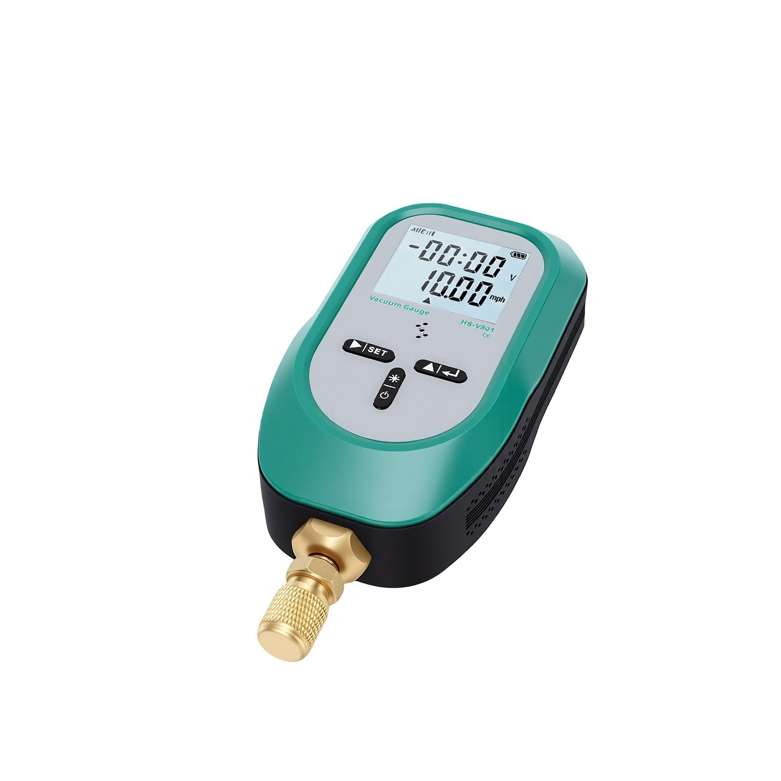 Manómetro Digital de Vacío 0-75000 Micrones para Sistemas HVAC