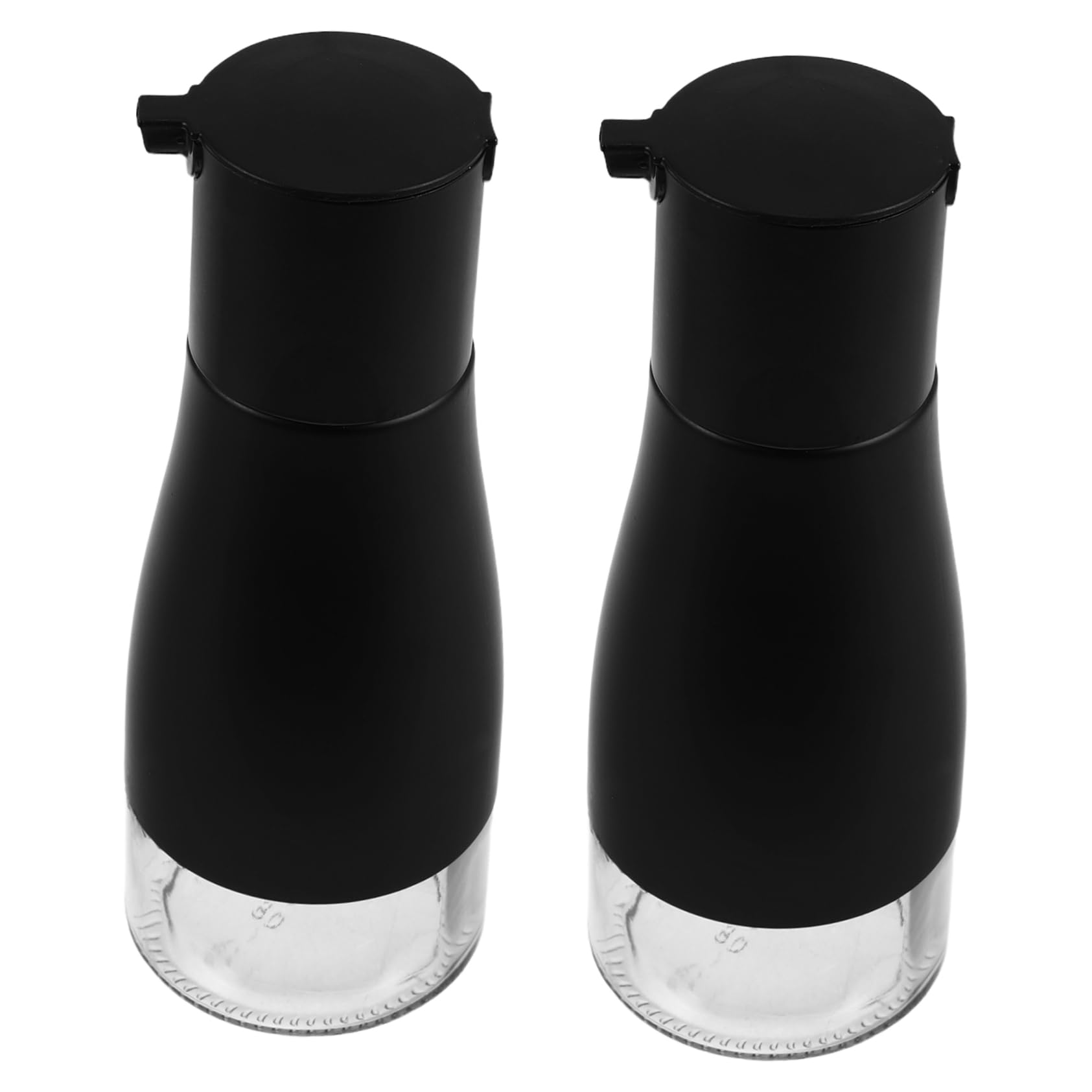 2 Pezzi Bottiglie per Olio e Condimenti da Dispenser Antigoccia per Cucina per Olio e Salsa Design e Facile