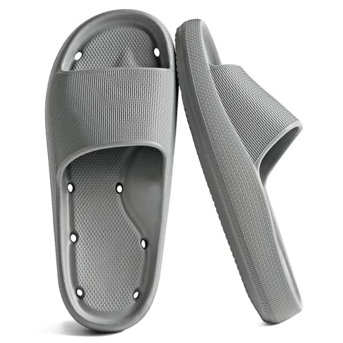Image of Unisex Arch Support Shower Shoes with Drain Holes Slides