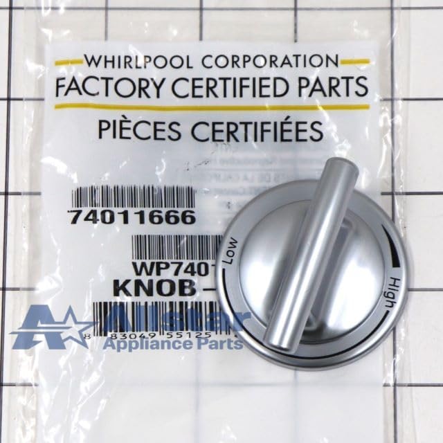 Allstar Appliance Parts WP74011666 Range Burner Control Knob