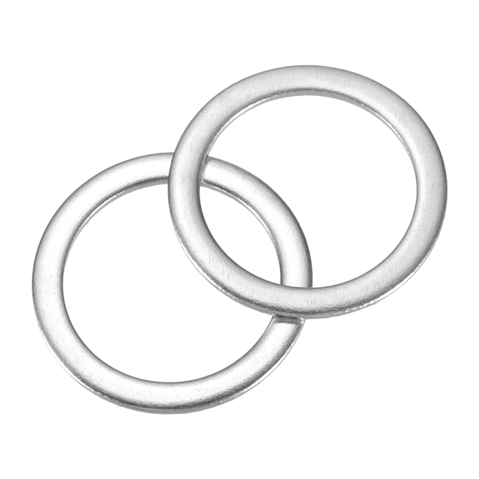 uxcell 80Pcs M12 304 Stainless Steel Flat Washers Plain Washer 12mm ID 20mm OD 0.5mm Thick Flat Spacers for Screws Bolts Garden Faucet Plumbing Repair