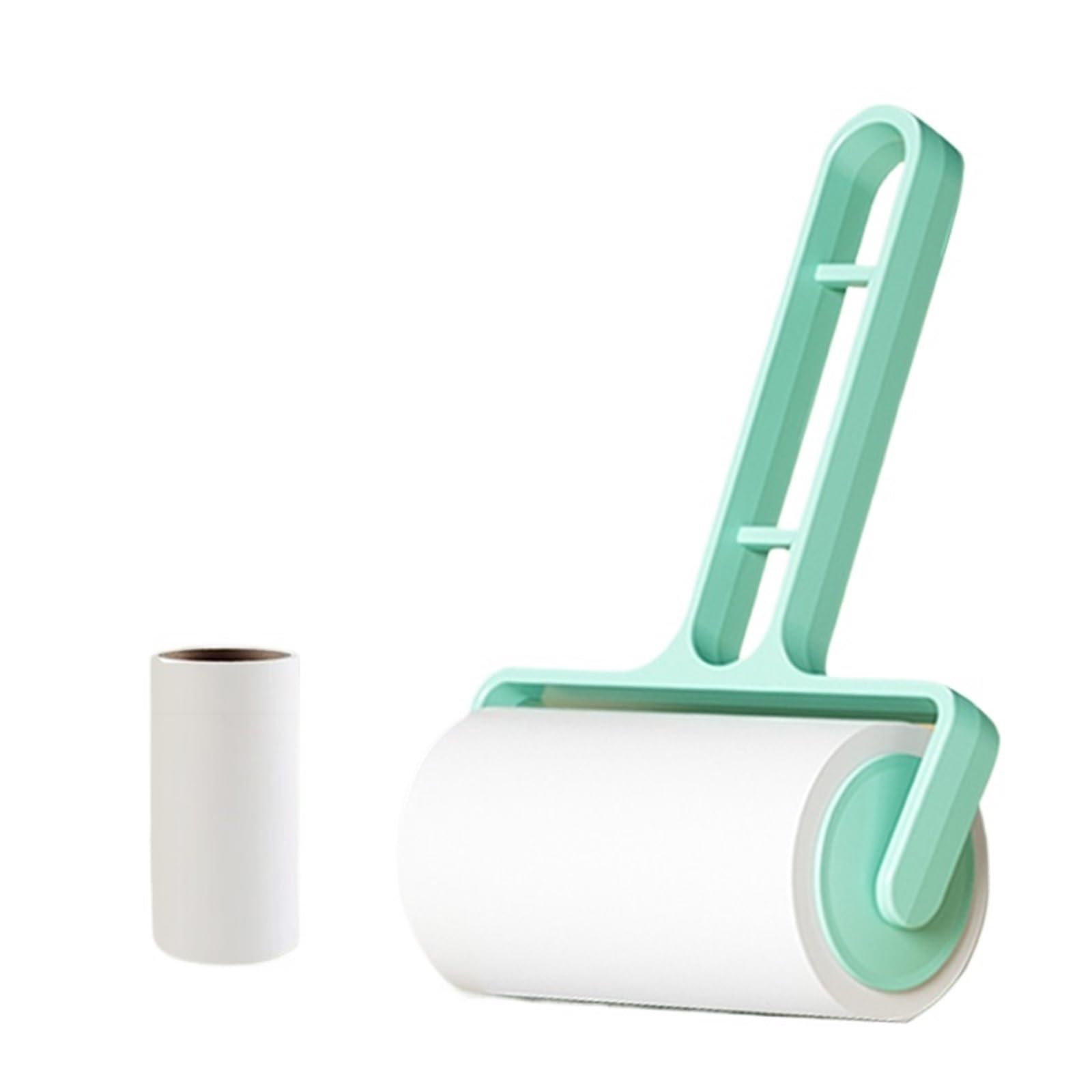 Lint Roller Reusable Lint Remover For Clothes Pellet Cat Hair Washable Sticky Roller Sofa Pet(1 roller-1 refill)