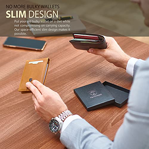 TRAVANDO-Mens-Slim-Wallet-with-Money-Clip-AUSTIN-RFID-Blocking-Bifold-Credit-Card-Holder-for-Men-with-Gift-Box