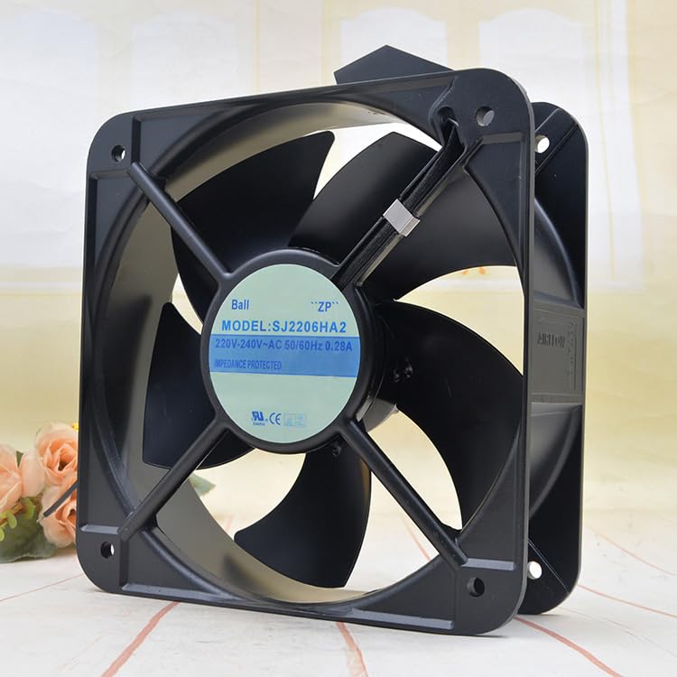 SJ2006HA2 220V 0.28A 20060 200x200x60mm High Temperature Resistant Cooling Fan