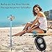 Extra Largo Bluetooth Selfie Stick,Extensible 3M Monopod Soporte para Teléfono Integrado Mando...
