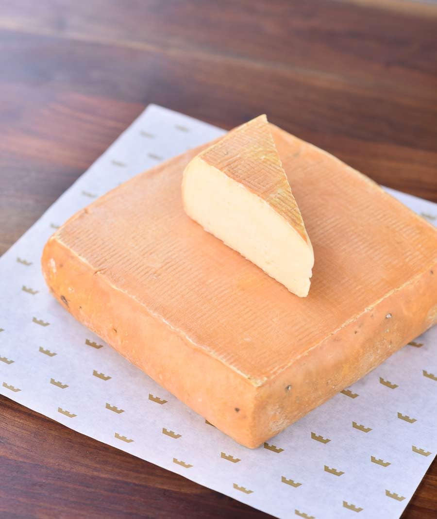Tony Caputos Cheese Caves Revived Taleggio D.O.P. 1lb | Italian Made, Revieved in America | Cave Aged Cows Milk | 1 Pound Piece