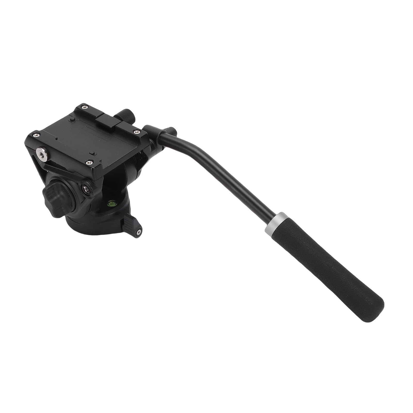 Akozon Treppiede Fluid Drag Pan Testa Panoramica Design Idraulico Leggero Supporta Obiettivi da 70-200 Mm Fotografia Notizie Matrimoni Documentari Fotocamere Naturalistiche