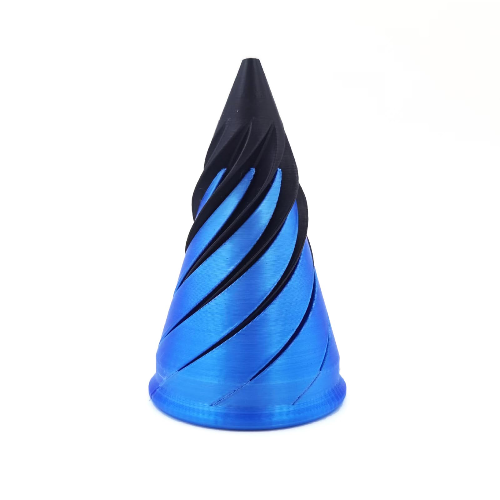 Spiral Cone Fidget Toy Impossible Cone Desktop Deco Souvenir Gift Mini 3D Printed Spiral Cone Stress Relief Desk Toy Funny White Elephant Gift Suitable for Birthday Gag Gift Large Size