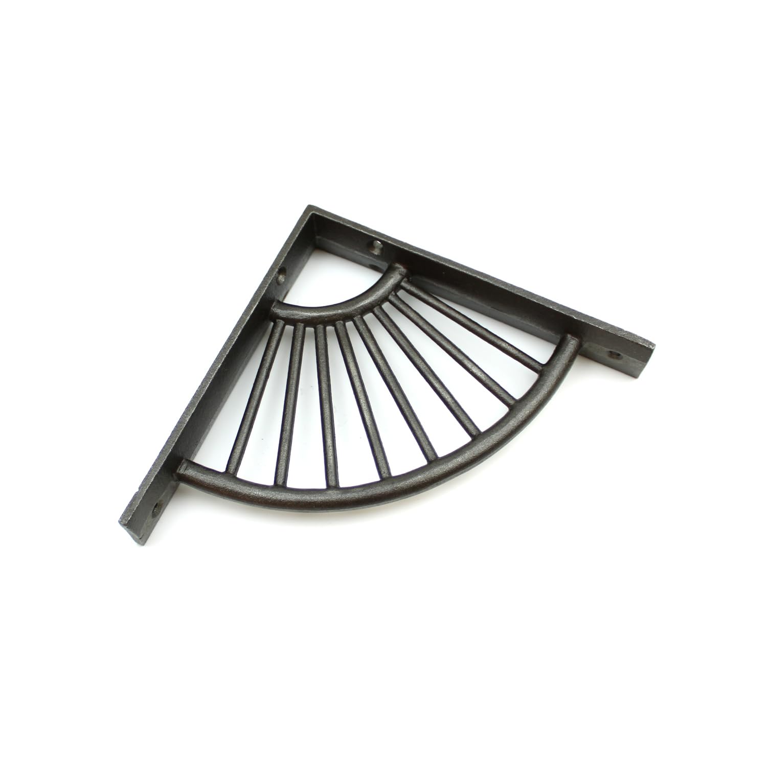 Oakcrafts Antique Pair Of 150Mm Cast Iron Sunrise Brackets