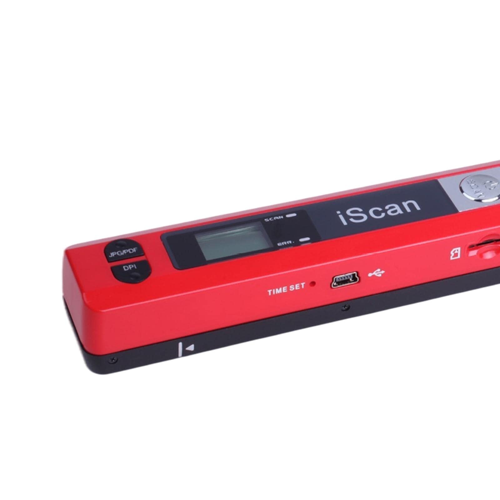 iScan Mini escáner portátil de mano 300/600/900DPI JEPG formato PDF compacto rojo 255 x 28 x 25 mm