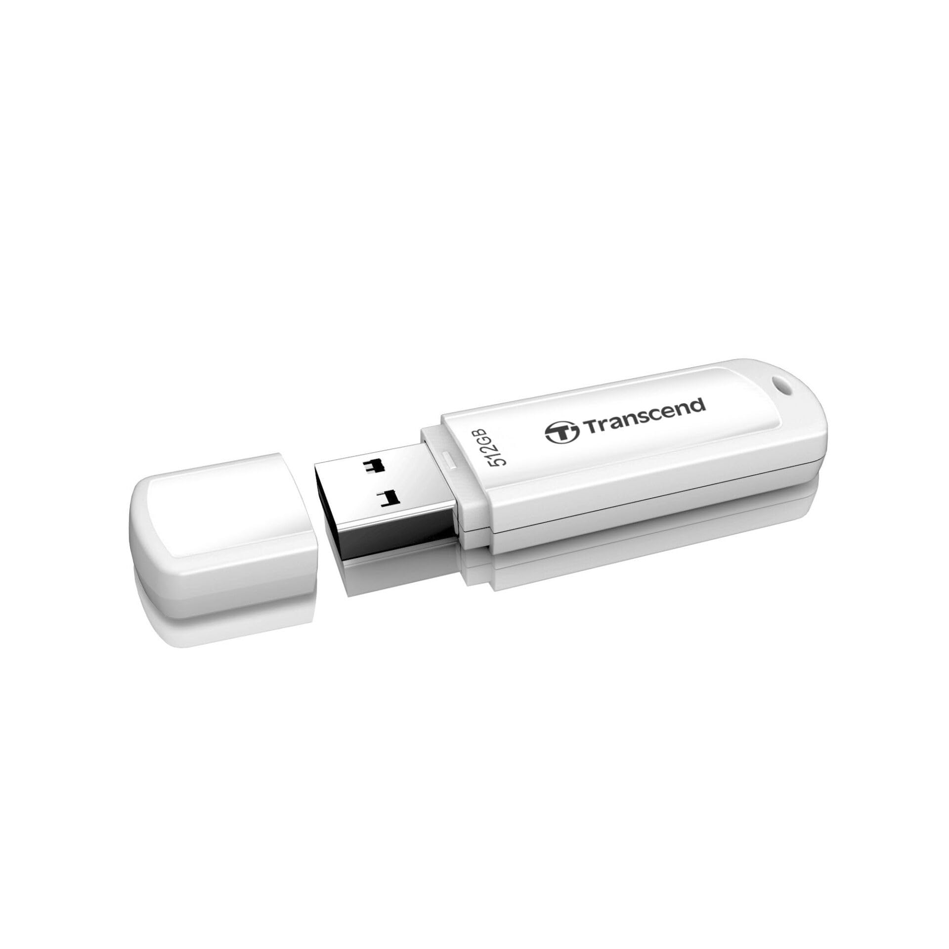 Transcend JetFlash 730 512GB USB 3.2 Gen 1 Pendrive Flash Drive, 5 Yr Warranty, TS512GJF730, White (B0CN5LX68L) Amazon Price History, Amazon Price Tracker