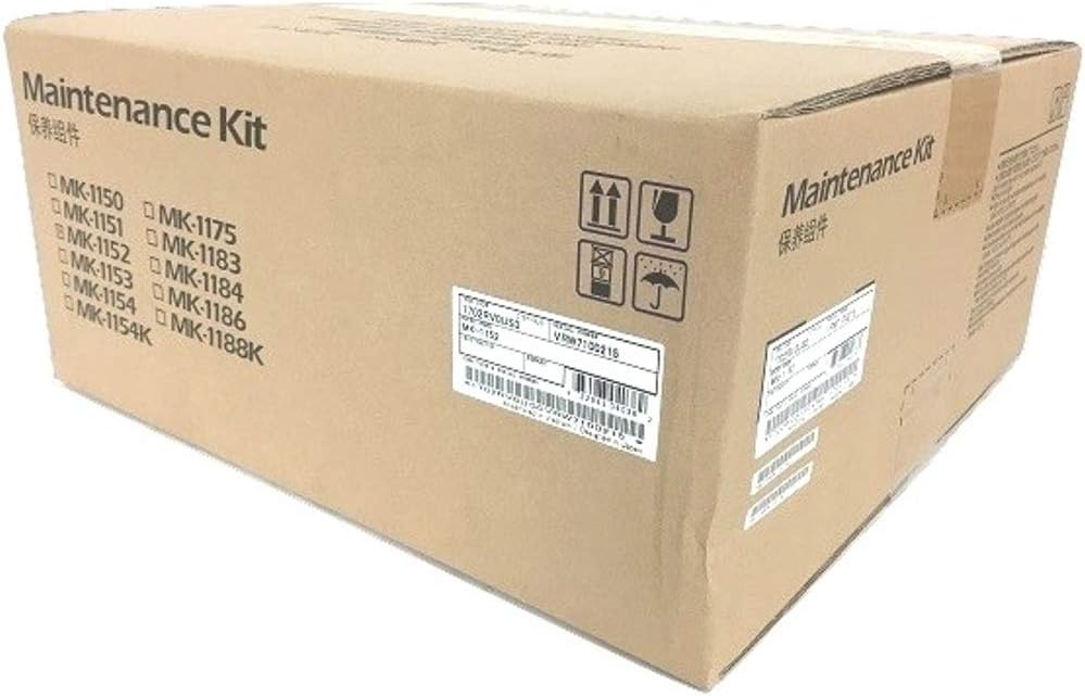 Kyocera 1702RV0US0 Model MK-1152 Maintenance Kit for use with Kyocera ECOSYS P2040dw, M2640idw, M2635dw, M2540dw and M2040dn Printers; Up to 100000 Pages Yield, Includes Drum Unit and Developer Unit