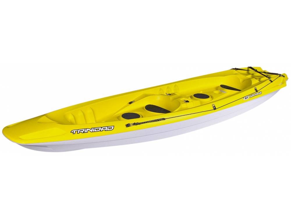 Bic Sport - Canoa Rigida in Polietilene Y0900 Trinidad Giallo + carrellino Eco 31605 BIC SPORT