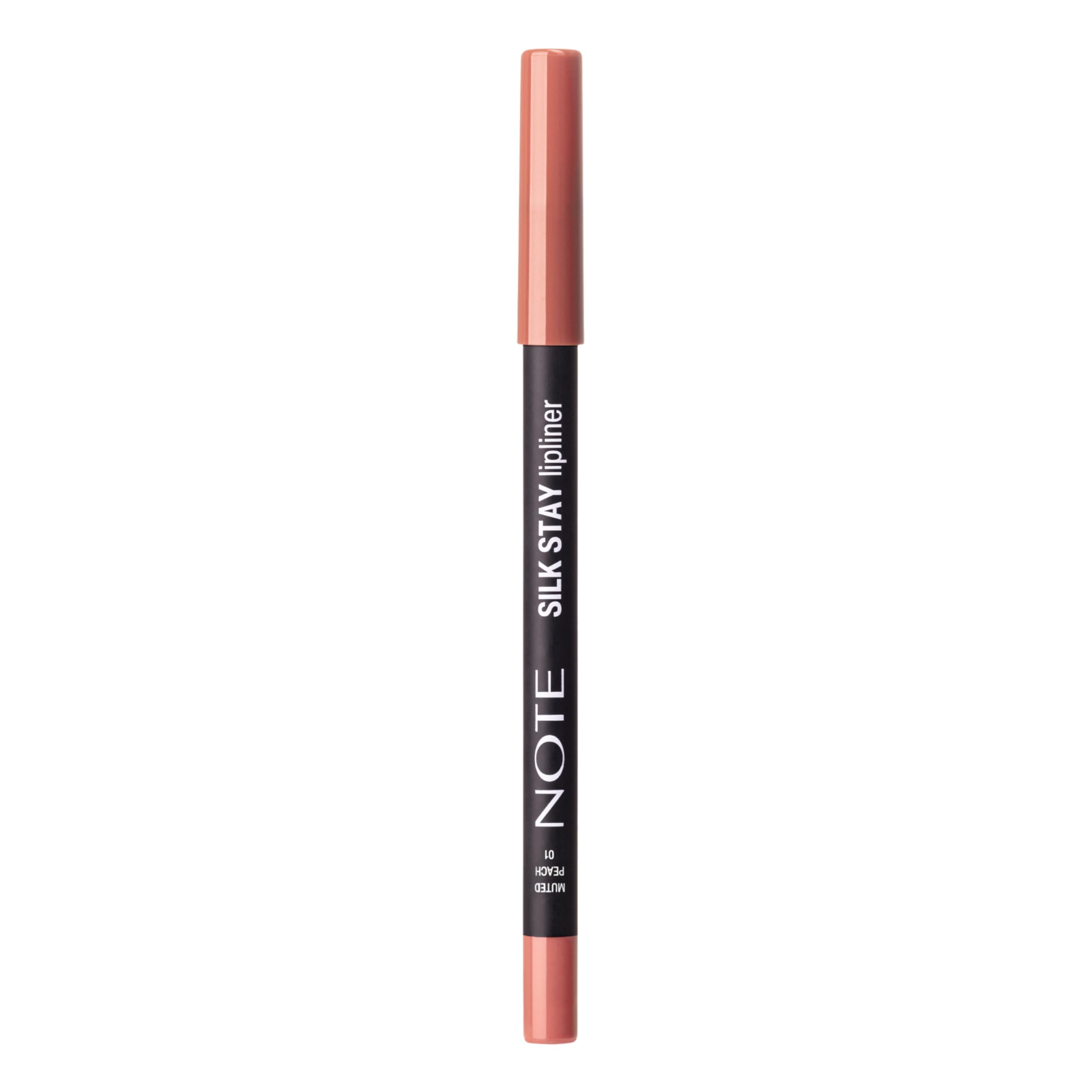 Note Cosmetics Silk Stay Lipliner Suya Dayanıklı İpeksi Dudak Kalemi - 01 Muted Peach