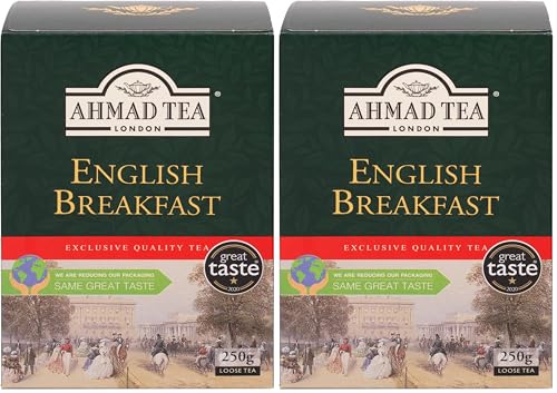 Ahmad Tea G Desayuno, English Breakfast, 250 Gramo (Paquete de 2)