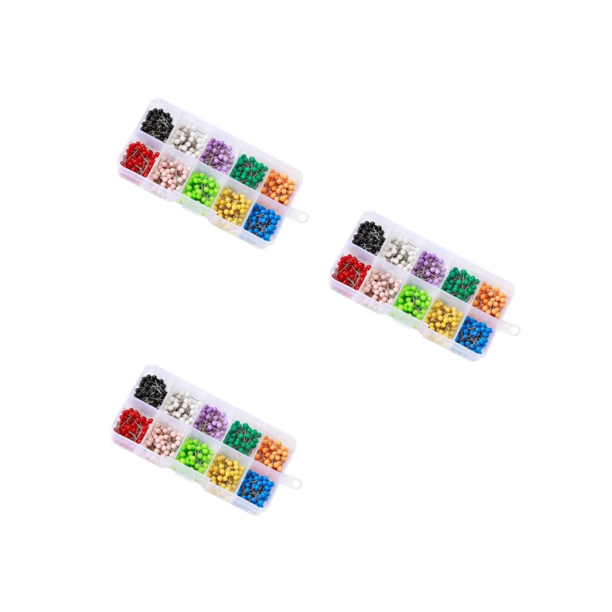 ARTIBETTER 1500 Pcs Pearl Straight Pins Dressmakers Straight Pin for Crafting Sewing