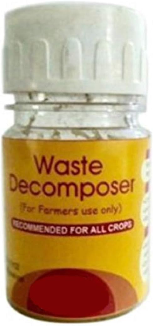 Nature Friend Organic Waste Decomposer For Agricultural Purpose (Pack Of 5 Bottles) | Organic Waste Decomposer For Farming And Gardening | Compost Maker | Compost Accelerator, Liquid