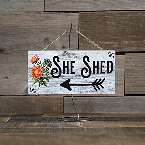 Chico Creek Signs She Shed Sign Decor Wood Signs Decorations Wooden Women Cave Camper Room Lady Womens Girl Ladies Funny Shack Wall Gift 5x10 SP-05100001018 - Image 5