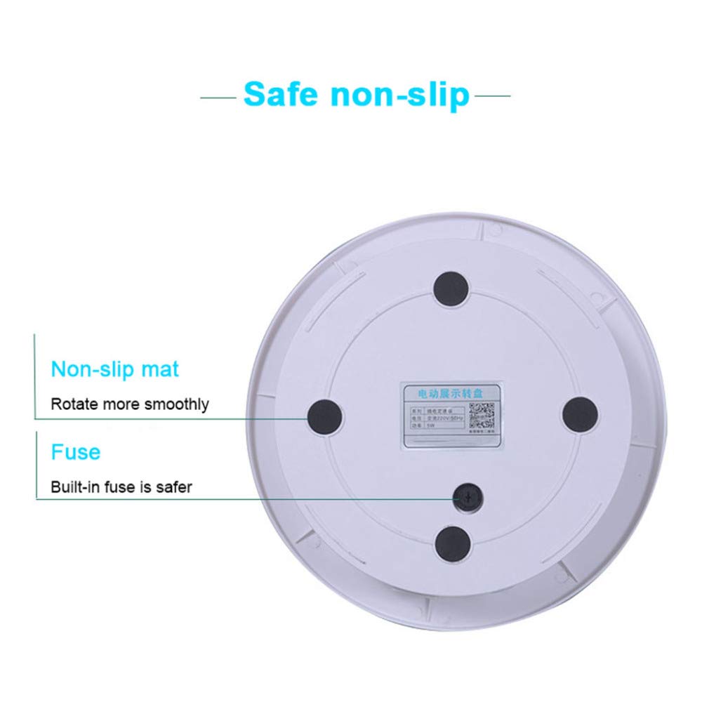 Espositore girevole, Piattaforma professionale girevole di 360 gradi, utilizzabile come base per fare foto video/bianca / 20 cm Load 30 kg