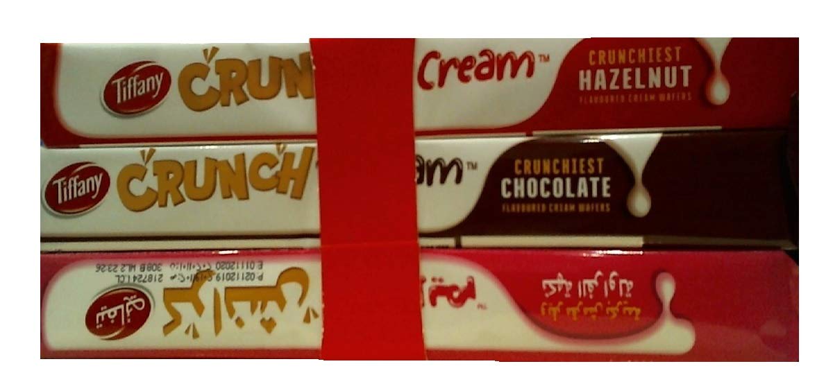 Crunch N Cream, Wafers Assorted Pack, 153g x 3