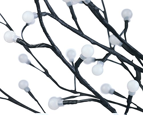 Lunartec Solar Baum: XL-Solar-LED-Lichterbaum mit 200 beleuchteten Knospen, 150cm, IP44 (Solarbaum Garten, Lichterbaum außen, Weihnachtsbaum)