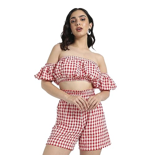 Image of Campus Sutra Polyester Women Pajama Set