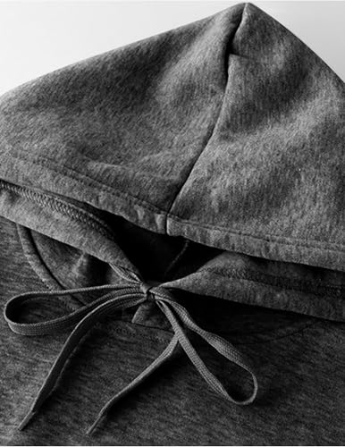 CSHE Hoodie Herren Oversize Sweatshirt Casual Pullover Hoody mit Kapuze Männer Einfarbig Kapuzenpullover Frühling und Herbst Oberteil Longsleeve Regular Fit Hooded Y2k Pulli