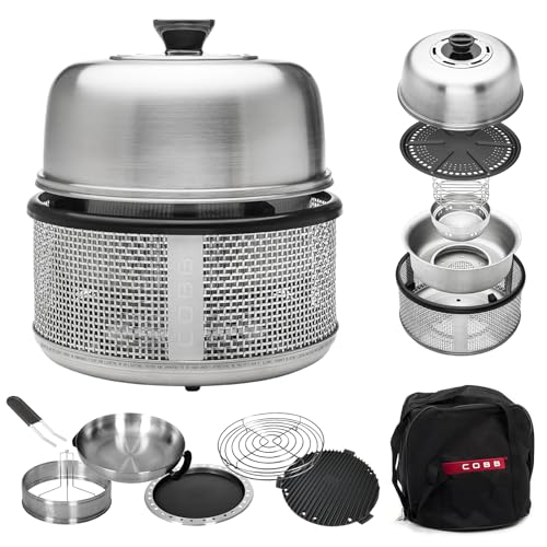 COBB Stainless Steel Smokeless Portable Table Top Charcoal