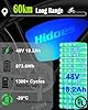 Hidoes 1200W Electric Bicycle Fat Tire Electric Bike for Adults, 48V 18.2AH 26"x4" Fat Tire ebike, Up to 30-60KM/H & 50-150KM Range Beach Off Road Mountain E Bike #3