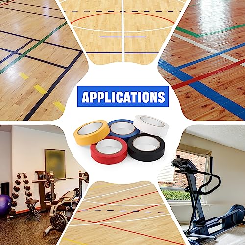 frienda floor vinyl tape floor marking court tape outdoor playing field marking equipment for social distancing gyms athletics equipment