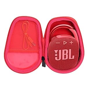 co2CREA Hart Reise Schutz Hülle Etui Tasche für JBL Clip 4 Wasserdichter Tragbarer Wiederaufladbarer Lautsprecher (Nur…