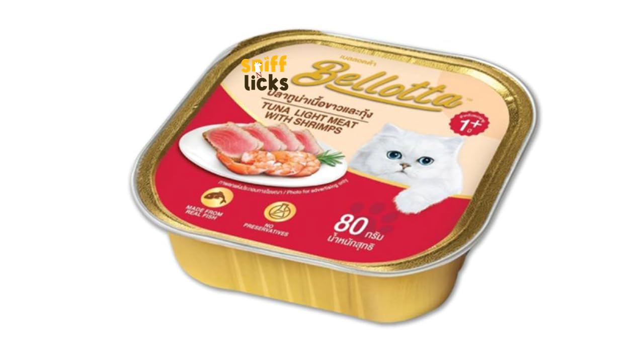 See full amazon price history chart for Bellotta Cat Tray Tuna in Gravy Toping Shrimps, Medium, 80 g (Pack of 28) by Sniff N Licks Bellotta Cat Tray Tuna in Gravy Toping Shrimps, Medium, 80 g (Pack of 28) by Sniff N Licks (B0CVB64V32) Amazon Price History, Amazon Price Tracker