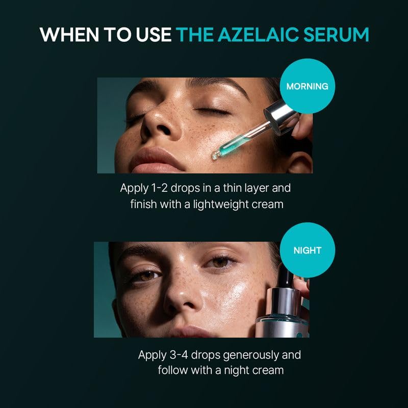 ROUND LAB Azelaic Acid 12 Soothing Serum, Facial Redness Serum for Acne-Prone & Irritated Skin, Blemish and Dark Spot Care, Lightweight Hydrating Blemish Care with Hyaluronic Acid, Korean Skin care