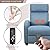 Flamaker Fabric Recliner Chair Massage Recliner Sofa Chair Adjustable Reclining Chairs Home Theater Single Modern Living Room Recliners with Thick Seat Cushion and Backrest by Flamaker