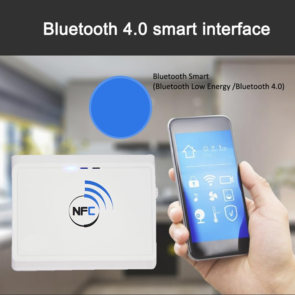 Lector de Tarjetas RFID Inalámbrico con Bluetooth y Bluetooth para Android, NFC, Sin Contacto, 13,56 MHz (ACR1311)
