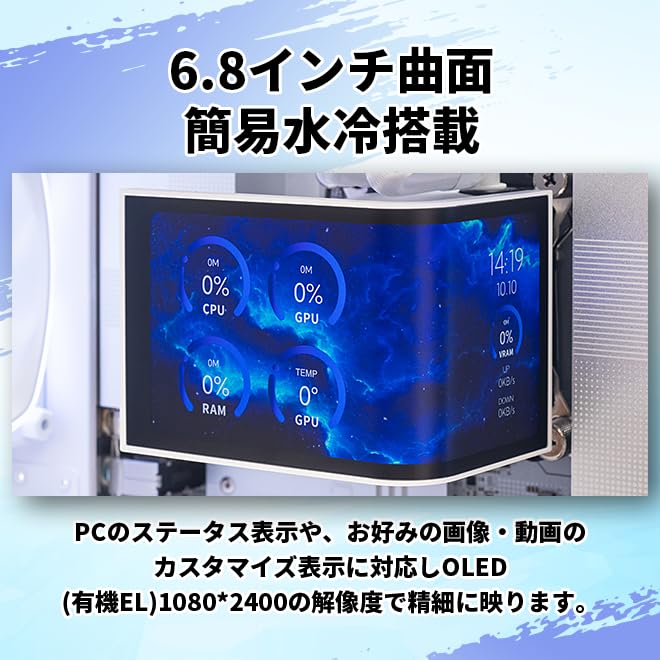 Amazon.co.jp: STORM ゲーミングPC 流界2 RTX 5070Ti(背面コネクタ