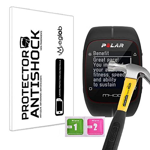 Protector de Pantalla Anti-Shock Anti-Golpe Anti-arañazos Compatible con Polar M400 HR