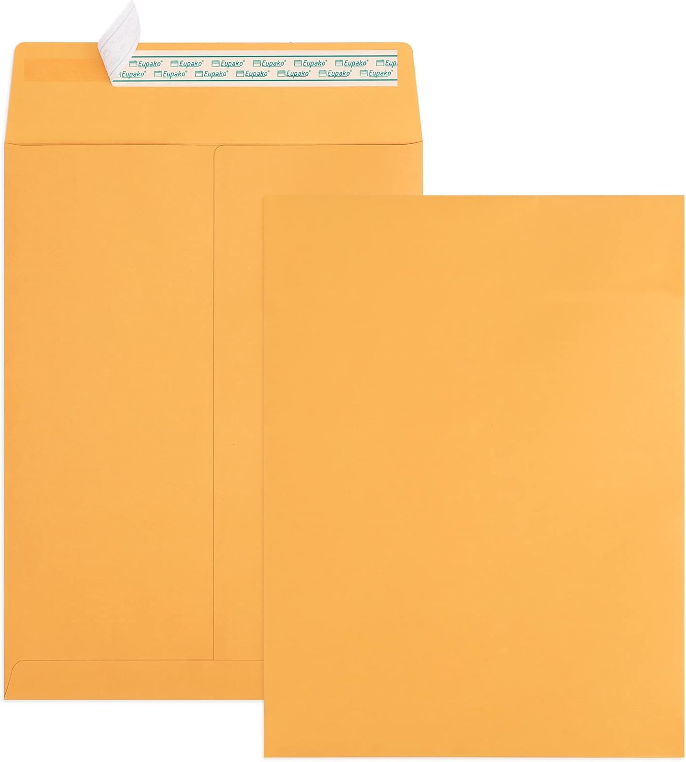 Eupako Catalog Mailing Envelopes 9x12 Brown Envelopes Self