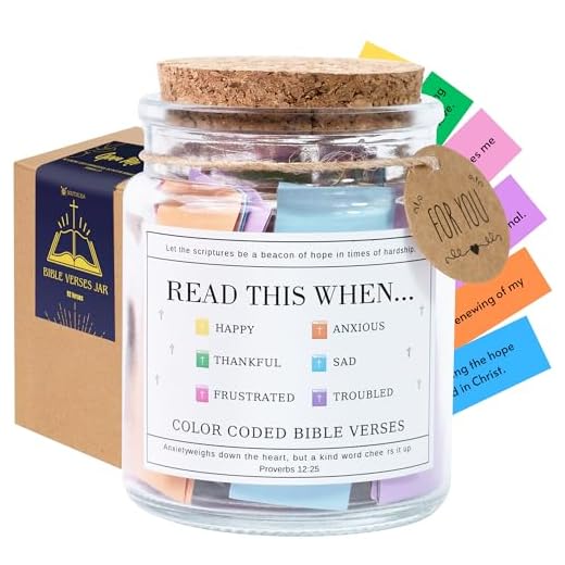 SouthLisa Bible Verse Jar, Fathers Day Gifts From Daughter, Wife, Son, Birthday Gifts For Women, Christian Gifts For Women, Men, Graduation Gifts For Her, Christian Gifts For Dad