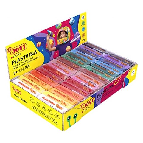 Jovi - Pack de Plastilina 100% base vegetal, 30 pastillas de 50 gramos Cover