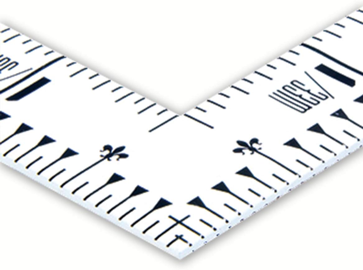 Shinwa Sokutei 10647 Curb Scale, Same Masterpiece, Silver, 11.8 inches (30 cm)