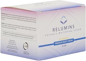 Relumins Advance Brightening Night Cream For Dark Skin (30g)