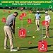 1GoTo-G Golf Bucket Game, Backyard Golf Game for Kids and Adults - Portable 9 Holes Golf Course Play Outdoor, Lawn, Park, Beach, Yard, Camping with Club.