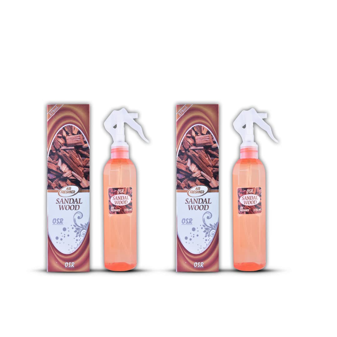 OSR Sandalwood Air Freshener 270ML Premium Long Lasting Fragrance Refreshing Atmosphere a Best Accessory To Make You Change Out a Positive Vibe (Pack of 2)-image-31